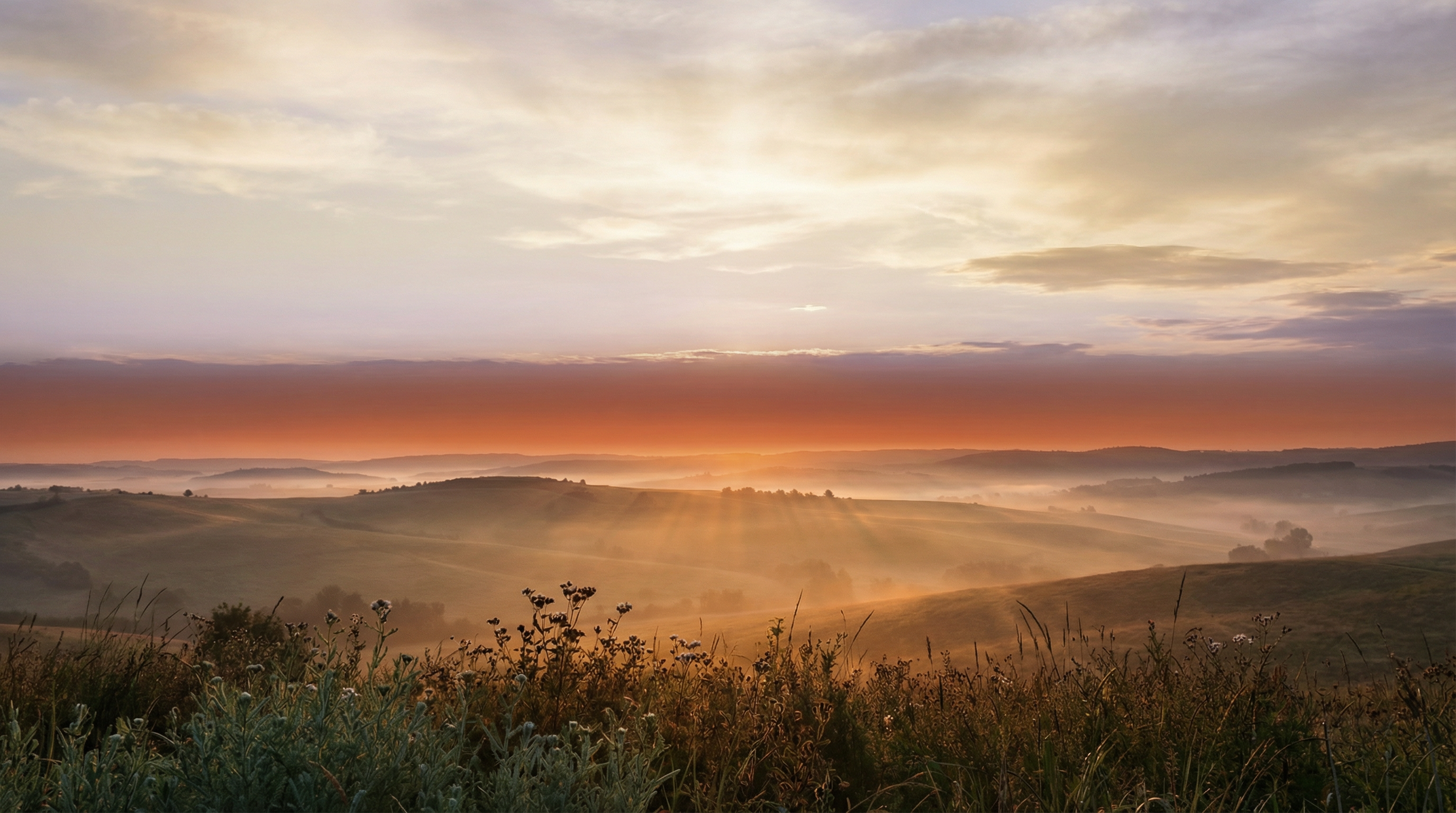 Sunrise representing hope